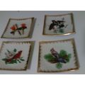 Royal Straffordshire coasters set of 4 birds vi...