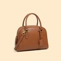 Genuine Leather Women Handbag and Purse Brown