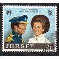 JER 1973 3p 'ROYAL WEDDING' FINE USED (EBID 16329)