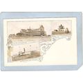 MA Boston Harbor Lighthouse Postcard Bug Light ...