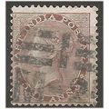 India 1865 SG58 1a Pale Brown Good+ Used . .. .