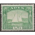 Aden 1937 SG1 1/2d Yellow-Green Mounted Mint .