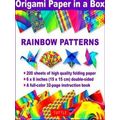 Origami Paper in a Box - Rainbow Patterns
