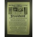 1908 Standard Modern Bathrooms Ad