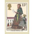 Colour Postcard Uniform Postage PHQ card 1840