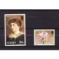 1986 Jersey,Lilies, NH Mint Set of Stamps, SG 3...
