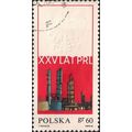 POLAND, Petrochemical industry in Lodz , red 19...