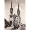 Chartres Cathedrale France Real Photograph Post...