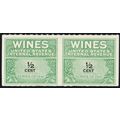 RE110a, Unused 1/2¢ VF Wine Stamps - Imperforat...