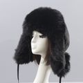 Winter Hat Fur Women Faux Hat Earflap Ski Trapp...