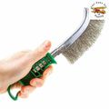 10" Curved Stainless Steel Wire Hand Brush DIY ...