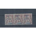 New Caledonia stamps. 1903 etc 4c Peace & Comme...