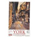 UK RAIL ADVERTISING BRITISH RAILWAYS YORK CARD ...