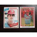 Two (2) John Fulgham Baseball Cards - See Pictu...