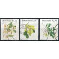 Christmas, Plants: 3 Values - Botswana 1997 - F...