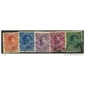 1893 5 different values - #16 fine used (o)