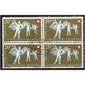 1951 Michel 557 - fine used (o) - block of 4