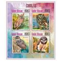 GUINE BISSAU 2013 SHEET MNH OWLS HIBOUX EULEN B...