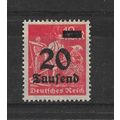 Germany.SG277 20T on 12pf Red.Mounted Mint.Nov21