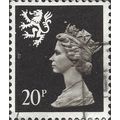 SCOTLAND, Queen Elizabeth II, Machin, black 198...