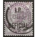 1882 O3 1d Lilac Inland Revenue Official Fine U...