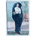 vintage postcard Maltese Lady