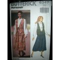 Vintage Butterick #6347 Misses Vest/Shirt/Skirt...
