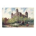ARTIST DRAWN POSTCARD THE WHITE TOWER/TOWER OF ...