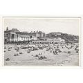 Sands from Pier Looking East Bournemouth Postca...