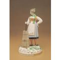 Victorian Continental Peasant Rockingham Potter...