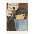 Elegant Lady Reads Paris Fashions 1932 Book Pai...