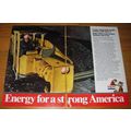 1978 Exxon Energy Ad - Neary a third of the world's coal lies under the U.S.