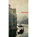 Venezia (Venice), Grand Canal, Italy, Technogra...