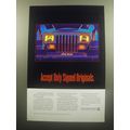 1994 Chrysler Corportion Jeep Advertisement - Accept only signed originals