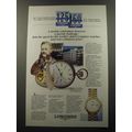 1992 Longines Watches Ad - A double celebration...