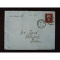1875 GB QV 1d Red stamp 175 HA duplex cover Che...
