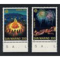 San Marino Europa Folklore 2v Bottom Margins 19...