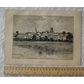 Vintage engraving Dorchester