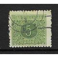 CZECHOSLOVAKIA 1954 POSTAGE DUES 5h USED SG D845