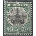 Bermuda 1906 SG35 1/2d Black & Green Mounted Mi...