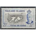 Falkland Islands 1952 SG175 2 1/2d Black & Ultr...