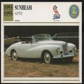 1953 to 1955 Sunbeam Alpine Classic Car Photo a...