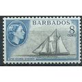 Barbados 1954 SG295 8c Black & Blue Mounted Min...