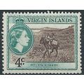 Virgin Islands 1956 SG153 4c Deep Brown & Turqu...