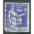 France 1938 - 90c blue - Peace - used