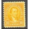 642 10c James Monroe Barely Clears MNH Q1900