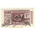 Italy 1946 - SG P912 - 20L purple - Parcel Post...