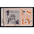 USA 1959 Air Mail Liberty 15c Used Stamp, Airmail