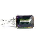Mystic Fire Topaz, 925 Sterling Silver Pendant,...