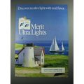 1987 Merit Ultra Lights Cigarettes Ad
